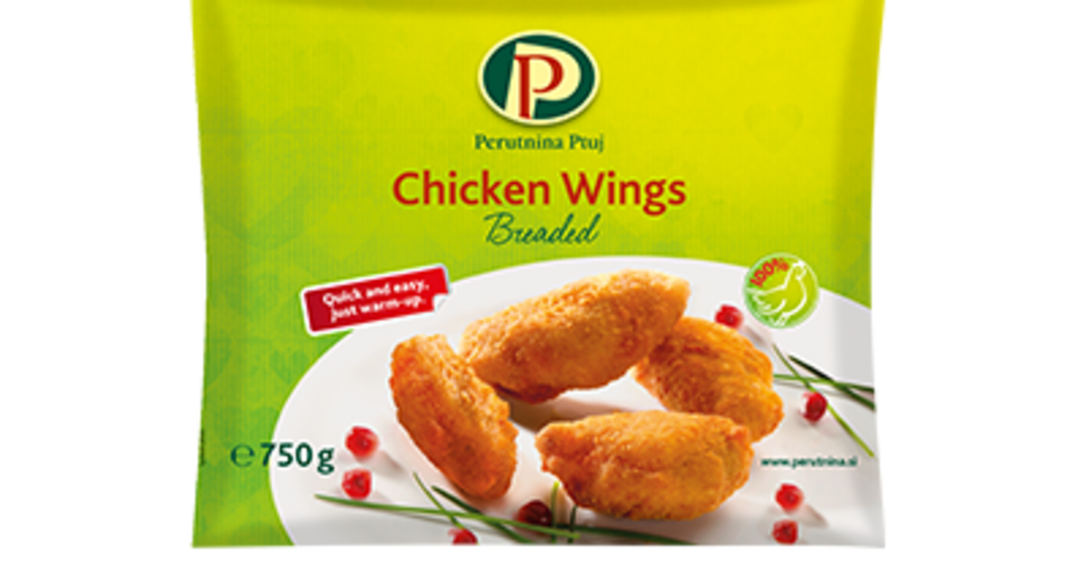 Breaded Chicken Wings » Perutnina Ptuj